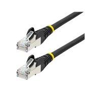 StarTech.com Câble Ethernet CAT6a 1 m – 10 Gbit/s, LSZH, S/FTP, 100W PoE – Noir