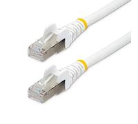 Startech.com 2m cat6a ethernet cable - white - low smoke zero halogen