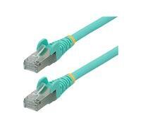 StarTech.com Câble Ethernet CAT6a 2m LSZH, Turquoise