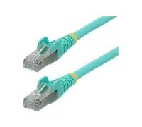 Startech.com 50cm cat6a ethernet cable - aqua - low smoke zero halogen