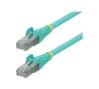 Startech.com 7.5m cat6a ethernet cable - aqua - low smoke zero halogen
