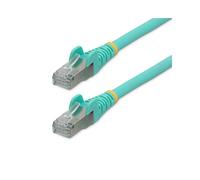 Startech.com 7.5m cat6a ethernet cable - aqua - low smoke zero halogen