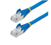 StarTech.com Câble Ethernet CAT6a 7m - Low Smoke Zero Halogen (LSZH) - 10 Gigabit 500MHz 100W PoE RJ45 S/FTP Cordon de Raccordement Réseau Snagless Turquoise avec Décharge de Tension