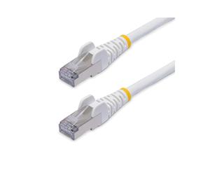 StarTech.com Câble Ethernet CAT8 50cm Blanc, RJ45 Snagless, 25G/40G, 2000MHz, 100W PoE++, S/FTP, Cuivre 26AWG, LSZH, Test Fluke Channel