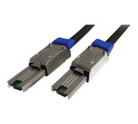 StarTech.com Câble externe mini SAS (Serial Attached SCSI) vers mini SAS de 1m - Cordon SFF-8088 à SFF-8088 avec verrouillage - M/M - Noir - Câble externe SAS - Conformité TAA - SAS 6Gbit/s - 4...