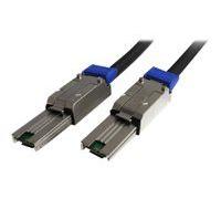 StarTech.com Câble externe SAS (Serial Attached SCSI) de 3 m - Mini SAS - Cordon SAS SFF-8088 vers SFF-8088 - Conforme TAA - Câble externe SAS - Conformité TAA - SAS 6Gbit/s - 4 voies - 4 SAS...