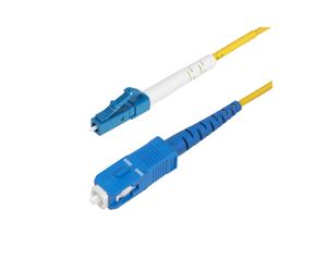 StarTech.com Câble Fibre Optique 1m Simplex OS2 LC/SC UPC 9/125µm 40/100G LSZH - Perte Insertion ≤0.3dB, Atténuation 0.35dB/km