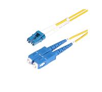 StarTech.com Câble Fibre Optique 20m Duplex Monomode OS2 LC/SC(UPC) 9/125µm LSZH, Perte Insertion <0.3dB, 1260-1625nm, 10Gb/s, Rayon Courbure 1cm