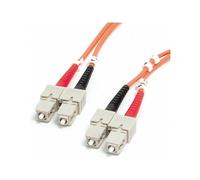 StarTech.com Câble Fibre Optique de 2m, Multimode 62.5/125 - LSZH - SC/SC - Câble réseau - SC multi-mode (M) pour SC multi-mode (M) - 2 m - 2 m - fibre optique - duplex - 62,5 / 125 microns -...
