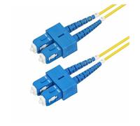 StarTech.com Câble Fibre Optique de 3m Monomode SC à SC (UPC) OS2, LSZH - Cordon de raccordement - mode unique SC/UPC (M) pour mode unique SC/UPC (M) - 3 m - 3 m - 2 mm - fibre optique - duplex - 9 / 