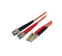 StarTech.com Câble Fibre Optique Duplex Multimode OM2 50/125 LC/ST LSZH 1m - 10 Gbps - REACH/RoHS/CE