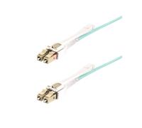 StarTech.com Câble Fibre Optique LC/LC OM4 4m, 50/125µm, LOMM, LSZH, Connecteurs UPC, 100Gbit/s, 850/1300nm, Insensible Courbure, Aqua