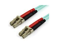 StarTech Câble fibre optique 15m OM3 LC-LC Duplex 50/125µm LSZH Aqua A50FBLCLC15