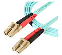 StarTech Câble fibre optique Aqua OM4 duplex LC/UPC‑LC/UPC 50/125µm 5 m 100G