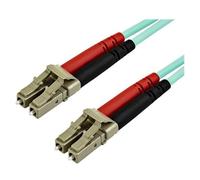 StarTech Câble fibre optique 15m OM3 LC-LC Duplex 50/125µm LSZH Aqua A50FBLCLC15