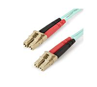 Startech.com aqua om4 duplex multimode fiber - 2m / 6 ft - 100 gb - 50