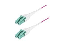 StarTech.com Câble Fibre Optique Multimode OM4 LC vers LC (UPC) de 5m, 50/125µm, 40G/100G, Fibre Optique Uniboot, OFNR Riser