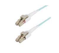 StarTech.com Câble Fibre Optique OM4 LC/UPC à LC/UPC 5m Multimode 50/125µm LOMMF 100G LSZH Commutable Polarité Sans Outil