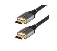 StarTech.com Câble HDMI 2.0b 1m, 4K 60Hz, 18Gbps, HDR10, ARC, connecteurs plaqués or, blindage aluminium-mylar, gaine TPE, noir/gris
