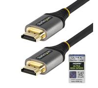 StarTech.com Câble HDMI 2.1 8K - 3m - Câble HDMI Certifié Ultra High Speed 48Gbps - 8K 60Hz/4K 120Hz HDR10+ eARC - Câble Ultra HD 8K HDMI - Écran/TV/Affichage - Gaine Flexible TPE (HDMM21V3M)