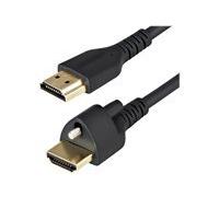 Startech.com câble hdmi 2m avec vis de fixation - 4k 60hz hdr - câble
