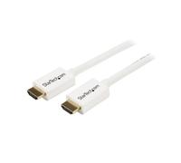 StarTech.com Câble HDMI 7m CL3 Ethernet - 4K 30Hz - UHD - 10.2 Gbps - HDMI 1.4b - 30 AWG - Contacts Or - HDCP 1.4 - Blanc