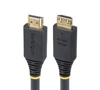 StarTech.com Câble HDMI Haute Vitesse de 7 m avec Connecteurs à Verrouillage, 4K 60 Hz/1440p 144 Hz, HDR10/HDCP 2.2/ARC, 18 Gbps, Câble UHD HDMI pour Téléviseur/Moniteur/Écran, Gaine TPE
