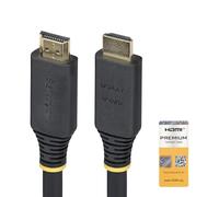 StarTech.com Câble HDMI Haut Débit Actif de 10m, 4K 60Hz/1440p 144Hz, HDR10/HDCP 2.2/ARC, 18Gbps, UHD HDMI 2.0, Gaine TPE