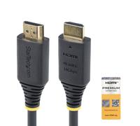 StarTech.com 1m (3.3ft) Premium Certified High Speed HDMI Cable, 4K60Hz - Premium High speed - câble HDMI avec Ethernet - HDMI mâle pour HDMI mâle - 1 m - noir - support pour 4K60Hz, passif