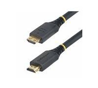 StarTech.com Câble HDMI Haut Débit de 6m avec Connecteur à Pince, 4K 60Hz/1440p 144Hz, 18Gbps, UHD HDMI 2.0, TPE