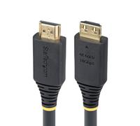 StarTech.com Câble HDMI Haut Débit de 6m avec Connecteur à Pince, 4K 60Hz/1440p 144Hz, 18Gbps, UHD HDMI 2.0, TPE