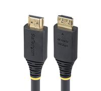 StarTech.com Câble HDMI Haut Débit de 6m avec Connecteur à Pince, 4K 60Hz/1440p 144Hz, 18Gbps, UHD HDMI 2.0, TPE