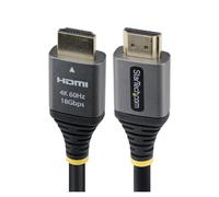 StarTech.com Câble HDMI Haute Vitesse Certifié Premium de 1,5m, 4K 60Hz/1440p 144Hz, Câble HDMI 2.0 avec HDR10/ARC, 18 Gbps, Câble HDMI 4K pour Monite