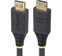StarTech.com Câble HDMI haute vitesse de 0,9m avec connecteurs à poignée, 4K 60Hz/1440p 144Hz, 18 Gbps, HDR10/HDCP 2.2, câble arc UHD HDMI 2.0 pour TV/moniteur/écran, gaine TPE