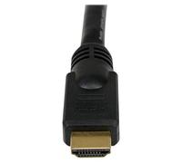 StarTech.com Câble HDMI haute vitesse de 15 m - 4K 30 - Aucun amplificateur de signal requis - HDMI vers HDMI - M/M - Noir - Plaqués or - Câble HDMI - HDMI mâle pour HDMI mâle - 15 m - blindé - noir