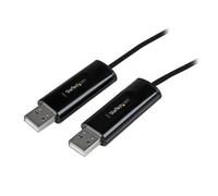 StarTech.com Câble KM USB 2.0 avec transfert de données - Commutateur USB clavier souris pour PC et Mac - Switch KM à 2 ports (SVKMS2)