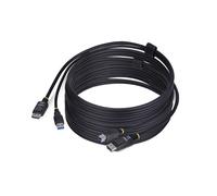 StarTech Câble KVM DisplayPort 3 m – USB 5 Gbps, 4K 60Hz (DisplayPort, USB A/B)