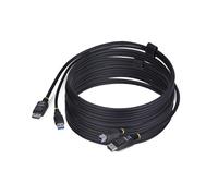 StarTech Câble KVM DisplayPort 3 m – USB 5 Gbps, 4K 60Hz (DisplayPort, USB A/B)