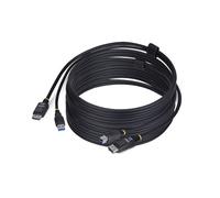 10ft (3m) DisplayPort and USB 5Gbps KVM Cable - Câble clavier / vidéo / souris (KVM) - DisplayPort, USB type A (M) pour DisplayPort, USB Type B (M) -