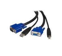 StarTech.com Câble pour Switch KVM VGA avec USB 2 en 1 - 1.80m