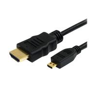 StarTech.com Câble Micro HDMI vers HDMI avec Ethernet 1m - Vidéo 4K 30Hz - Câble Adaptateur/Convertisseur Micro HDMI Haute Vitesse Type-D vers HDMI 1.4 - Résistant - Écrans/TV/Affichages UHD HDMI - M/