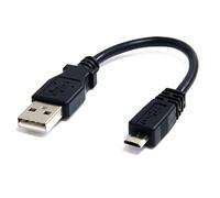 StarTech.com Câble Micro USB 15 cm - A vers Micro B - USB 2.0 - Noir