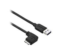 StarTech.com Câble Micro USB 3.0 slim - USB-A vers Micro-B à angle gauche de 1 m - M/M