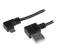 StarTech.com Câble USB A vers Micro B de 1 m avec connecteurs coudés à angle droit - M/M - Noir