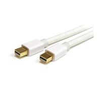 StarTech.com Câble Mini DisplayPort de 2m - Vidéo Ultra HD 4K x 2K - Câble Mini DisplayPort 1.2 - Câble Mini DP vers Mini DP pour Moniteur - Cordon Mini DisplayPort - Blanc