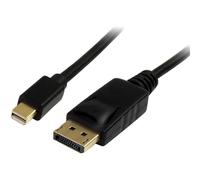 StarTech.com Câble Mini DisplayPort vers DisplayPort 1.2 de 3 m - Câble Adaptateur Mini DP vers DisplayPort 4K x 2K UHD - Câble Mini DP vers DP pour Moniteur - Câble de Conversion mDP vers DP