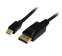 StarTech.com Câble Mini DisplayPort vers DisplayPort 1.2 de 2m - Câble Adaptateur Mini DP vers DisplayPort 4K x 2K UHD - Câble Mini DP vers DP pour Moniteur - Câble de Conversion mDP vers DP