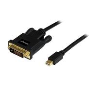 StarTech.com Câble Mini DisplayPort vers DVI de 3m - Adaptateur Mini DP à DVI - Vidéo 1080p - Lien Unique Passif mDP 1.2 vers DVI-D - mDP ou Thunderbolt 1/2 Mac/PC vers Moniteur DVI