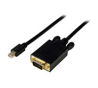 StarTech.com Câble mini DisplayPort vers VGA - Câble/Cordon Adaptateur Convertisseur d'Écran Mini DisplayPort (mini Display/mini DP/mDP) vers VGA de 91 cm - 1920 x 1200 - Noir