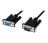 StarTech.com Câble Null Modem Croisé Série RS232 DB9 1 m - Cordon Null Modem RS232 Male Femelle - Câble NullModem DB9 (M) DB9 (F) Noir 1m - Câble de modem nul - DB-9 (F) pour DB-9 (M) - 1 m -...
